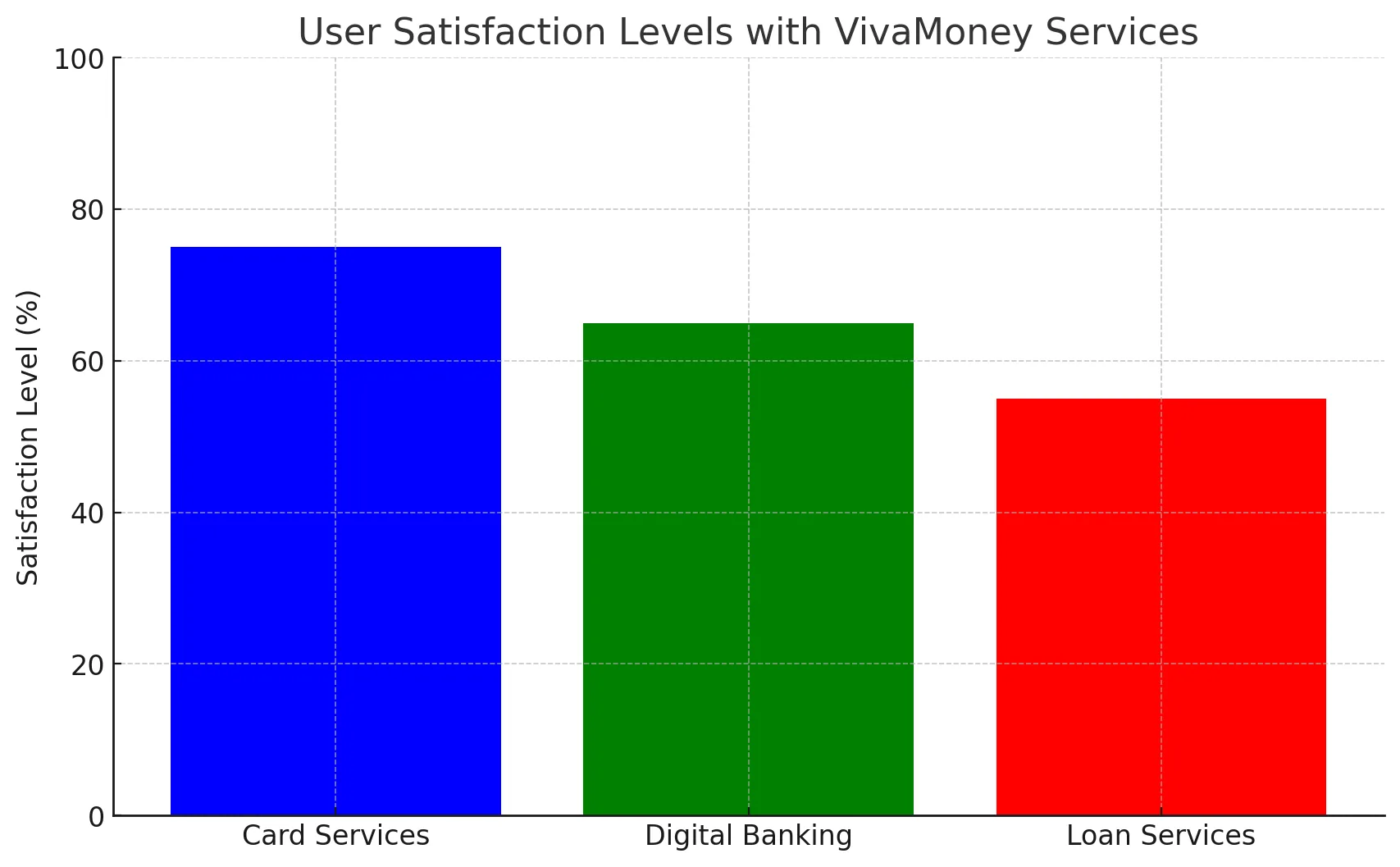 User satisfaction levels with Viva Money services