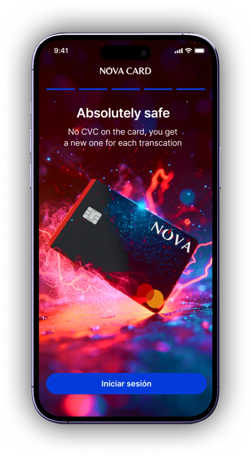 Nova Card app detail