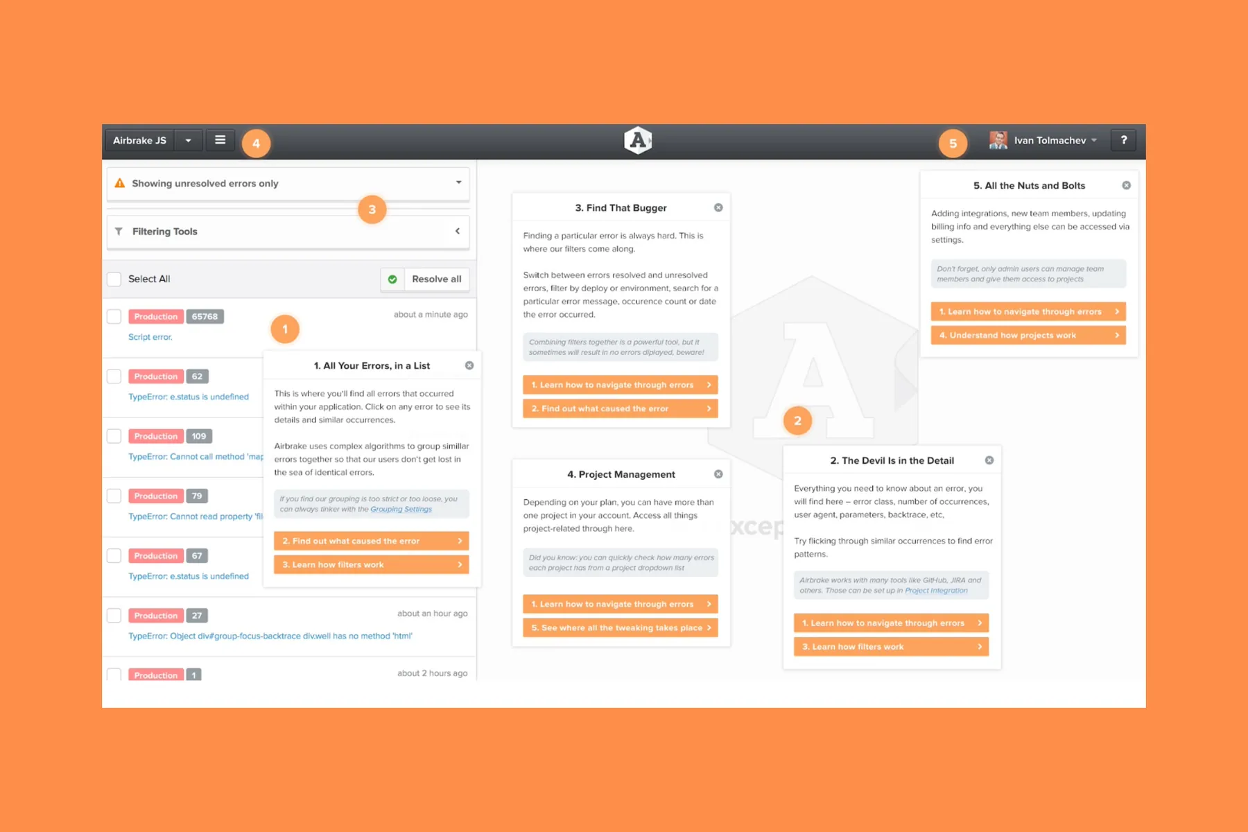 Rackspace dashboard